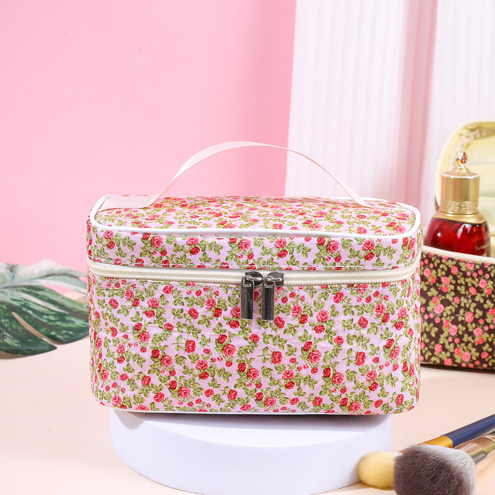 Floral Large Capacity Wind Square Good-looking Portable Bags