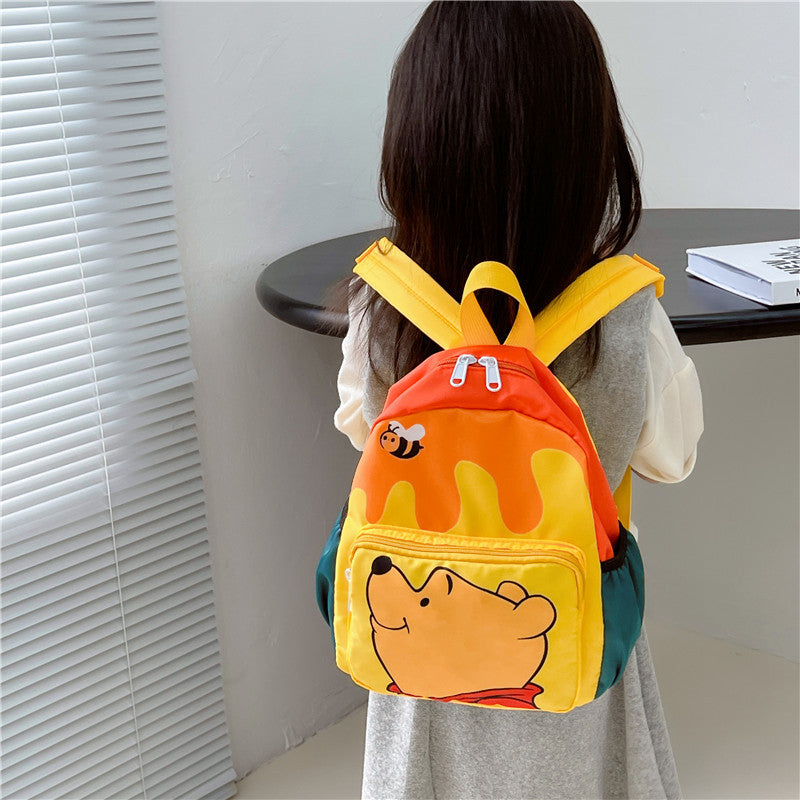 Children's Cartoon Cute Little Bear Boys Lightweight Children's Backpacks