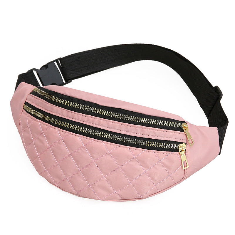 Women's Elegant Comfortable Korean Fashion Rhombus Waist Packs