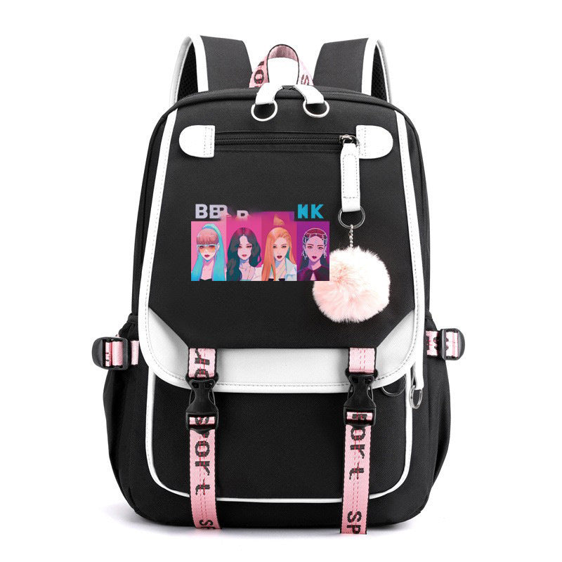 Park Kim Starry Sky Korean Style Backpacks