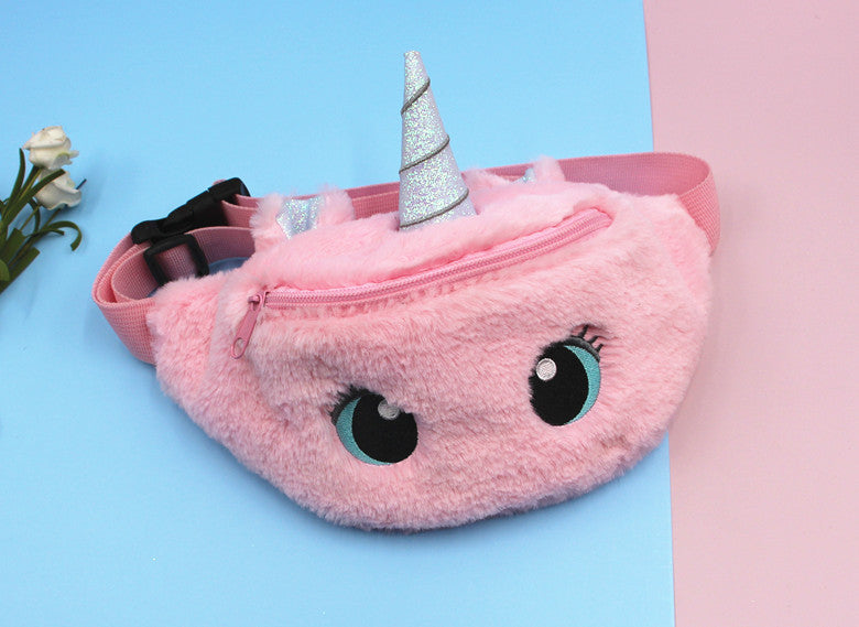 Licorne dessin animé en peluche petits sacs de taille mignons