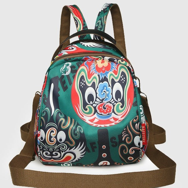 Women's Ancient Style Chinese Fashion Business Trip Backpacks