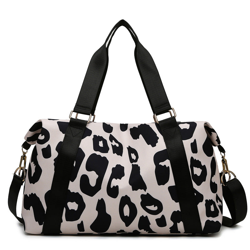 Women's Cows Pattern Fashion Trendy Storage Short Travel Bags