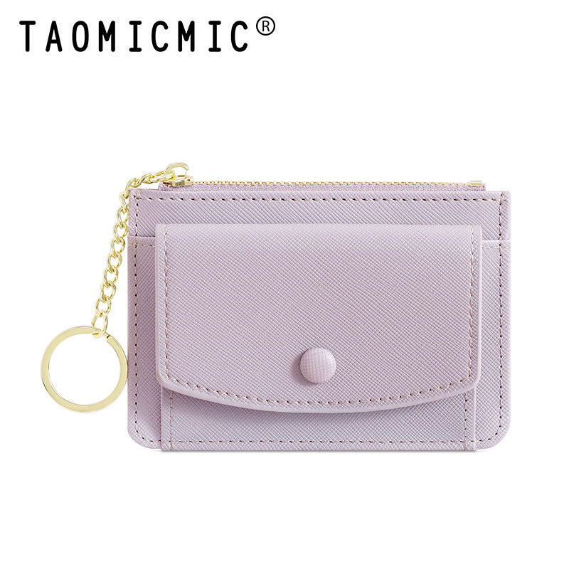 Porte-monnaie Simple et petit Style classique avancé pour femmes, mignon