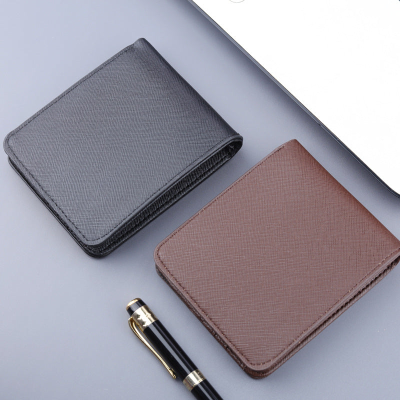 Men's Classic Classy Cool Short Clamp Men's Wallets