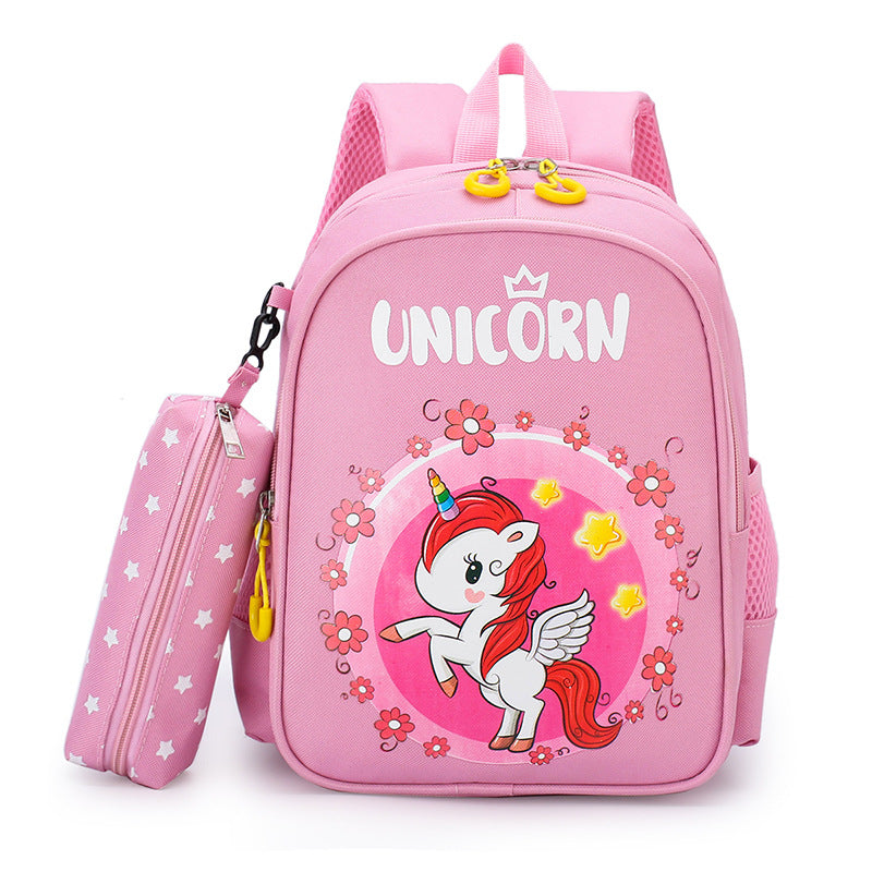 Children's Cute Animal Band Pencil Boys Printed Children's Backpacks