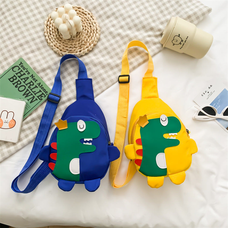 Children's Cute Little Dinosaur Nylon Cloth Personality Children's Waist Packs