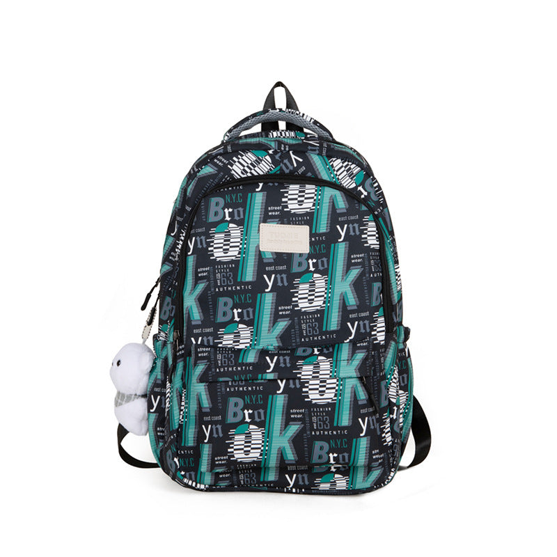 Women's & Men's & Korean Style Cool Large Capacity Middle School Students' Schoolbags