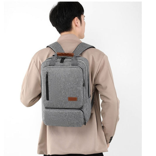 Men's Business Fashion Three-piece Suit Computer Large Backpacks