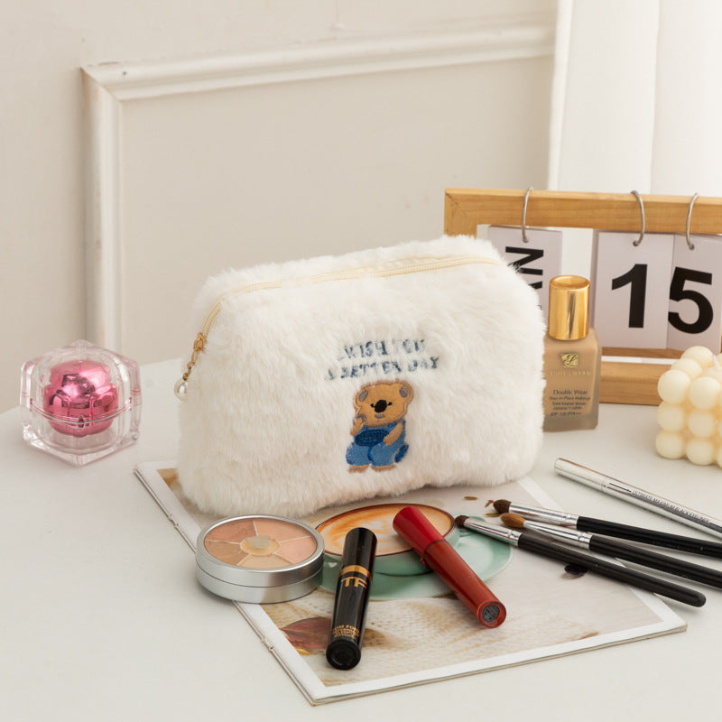 Cute Bear Portable Storage Wash Large Cosmetic Bags