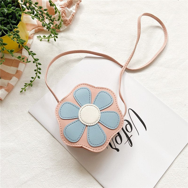 Children's Candy Color Cute Sunflower Creative Children's Shoulder Bags