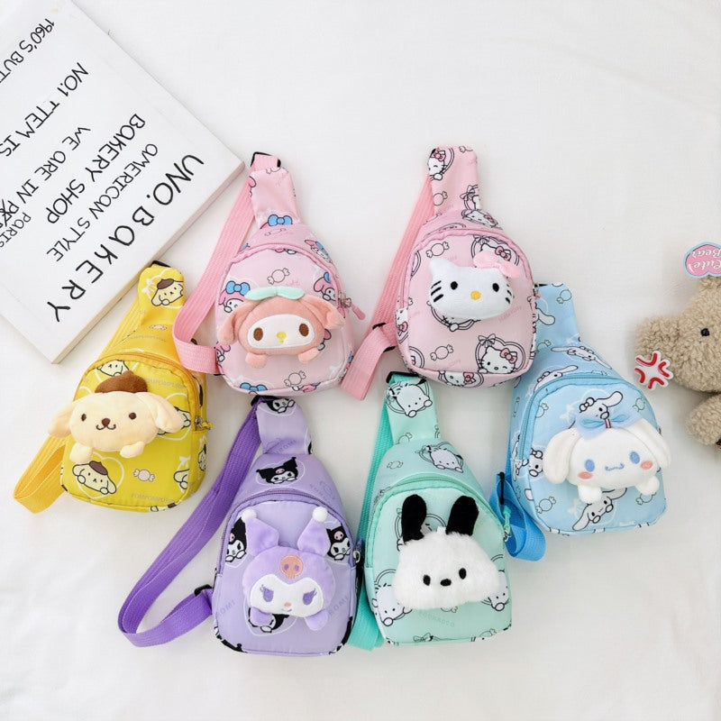 Children's Graceful New Cartoon Cute Melody Children's Waist Packs