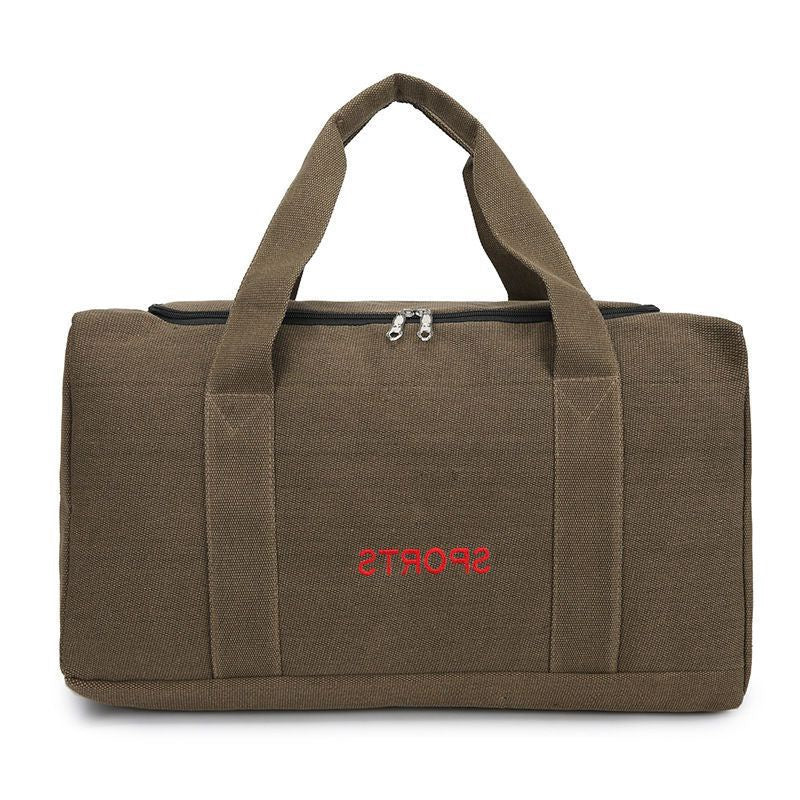 Women's & Men's Capacity Canvas Traveling Versatile Short-distance Work Travel Bags