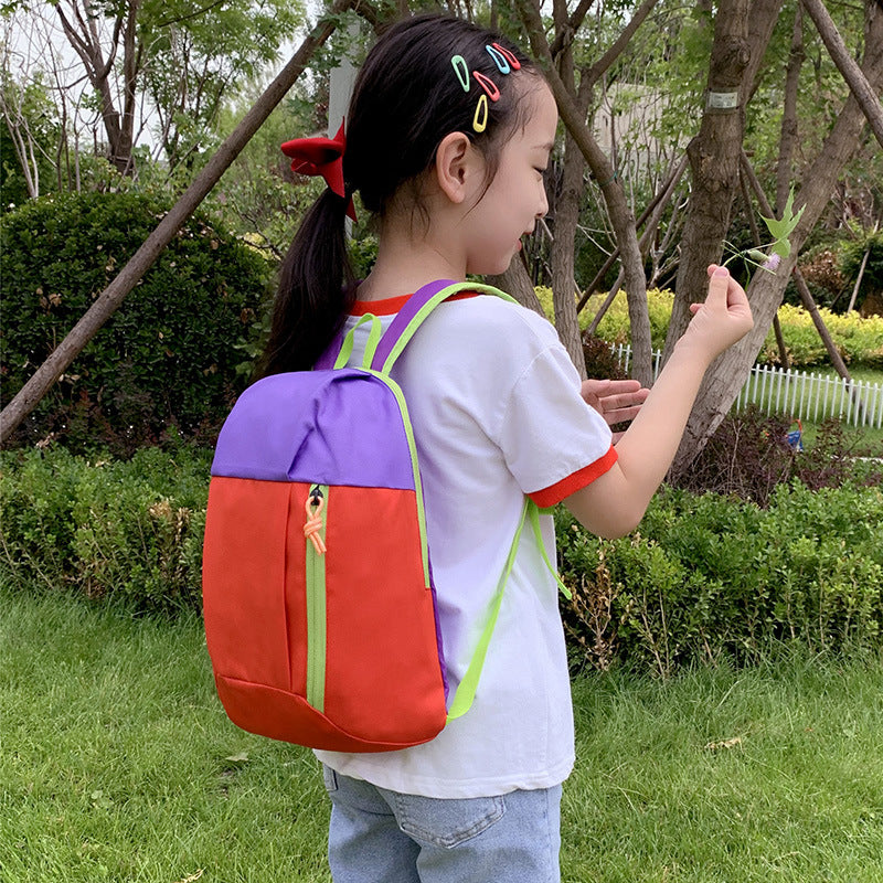 Children's Slouchy Graceful Oxford Cloth Printing Backpacks