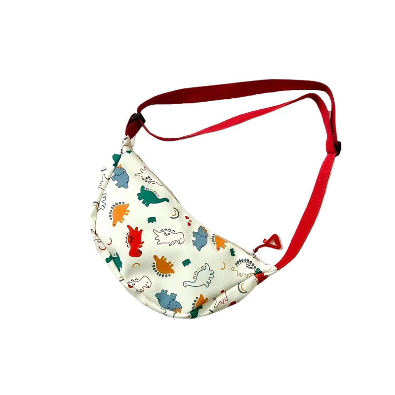 Cartoon Little Dinosaur Boyish Look Trendy Cool Children's Waist Packs