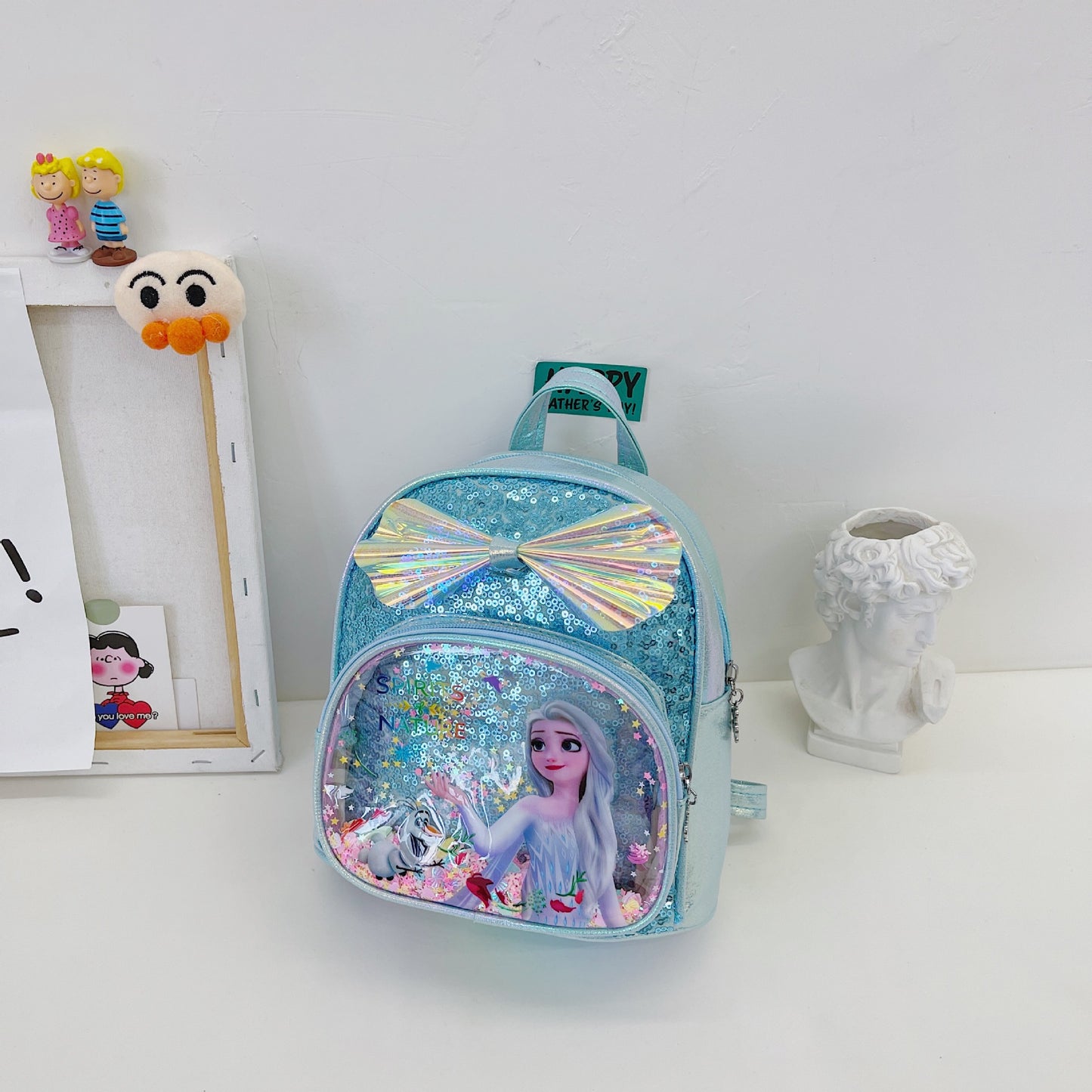 Children's Cute Cartoon Princess Western Style Fashion Children's Backpacks