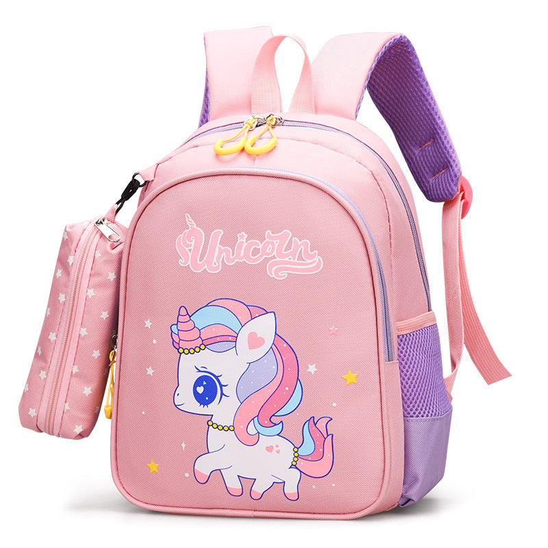 Boys Intermediate Classes Pencil Pendant Cute Backpacks