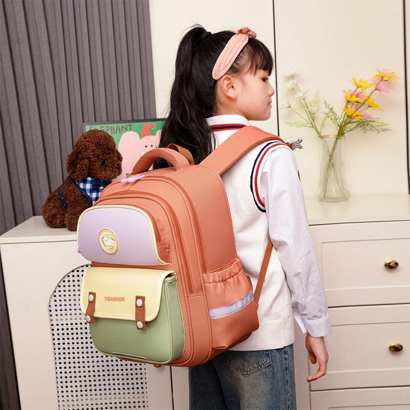 Wing Leopard Primary Burden Reduction Spine Elementary School Students' Schoolbags