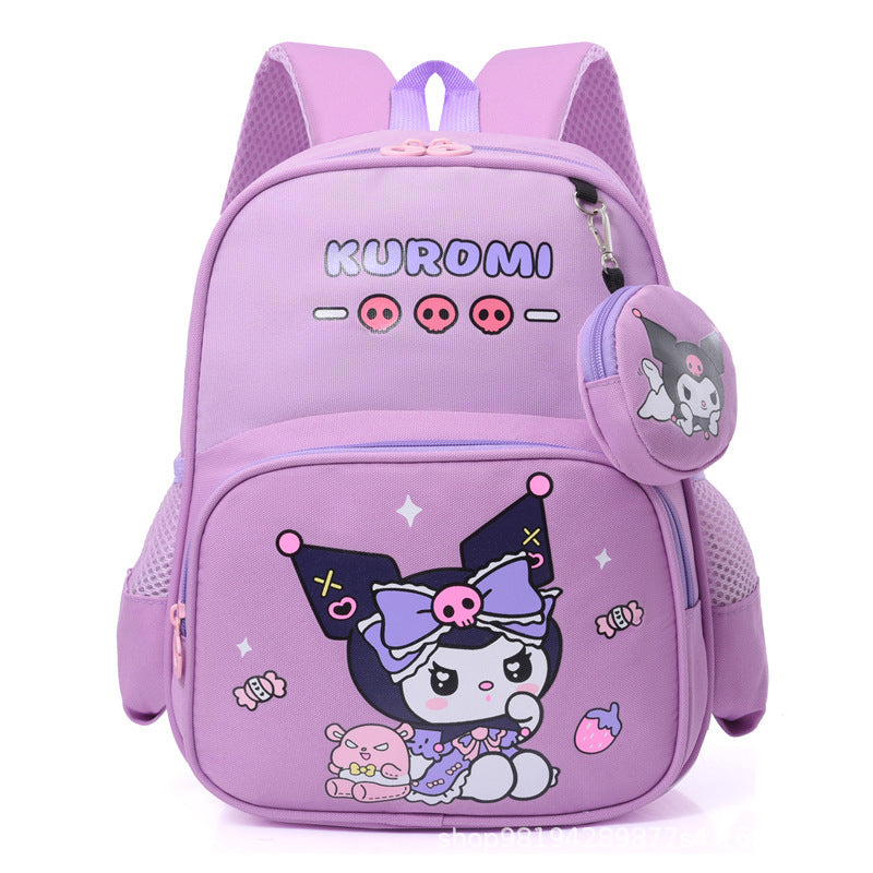 Children's Cartoon Cute Printed For Boys Large Capacity Spine Protection Elementary School Students' Schoolbags