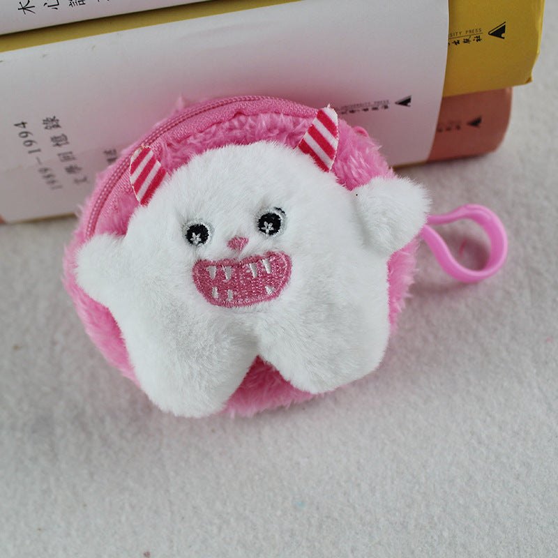 Écouteur enfant peluche petit pendentif Mini rangement porte monnaie enfant