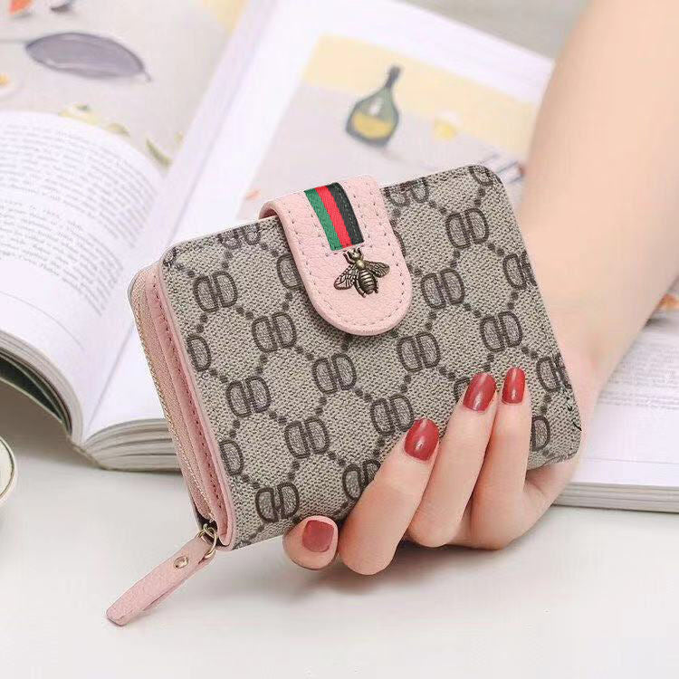 Women's Retro Short Zipper Small Simple Cute Ladies Wallets