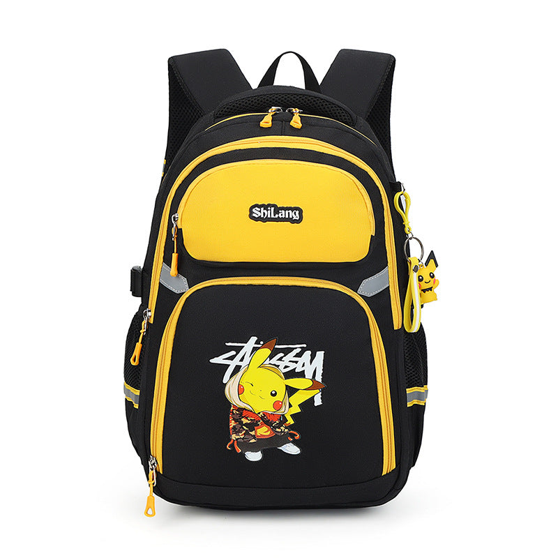 Capacity Cartoon Animation Primary Boy Grade Elementary School Students' Schoolbags