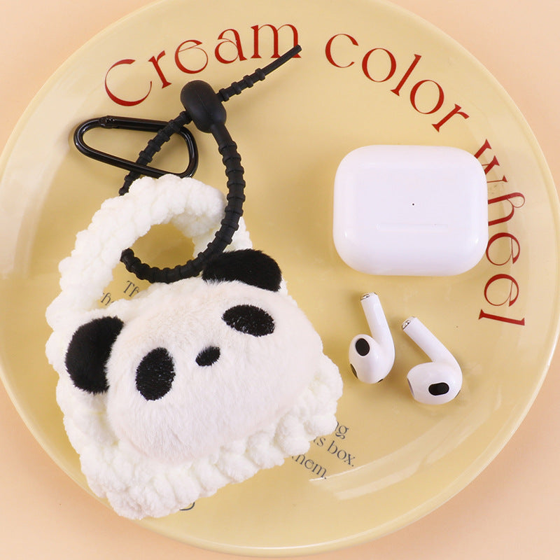 Knitted Earphone Sleeves Apple Protective Female Coin Purses