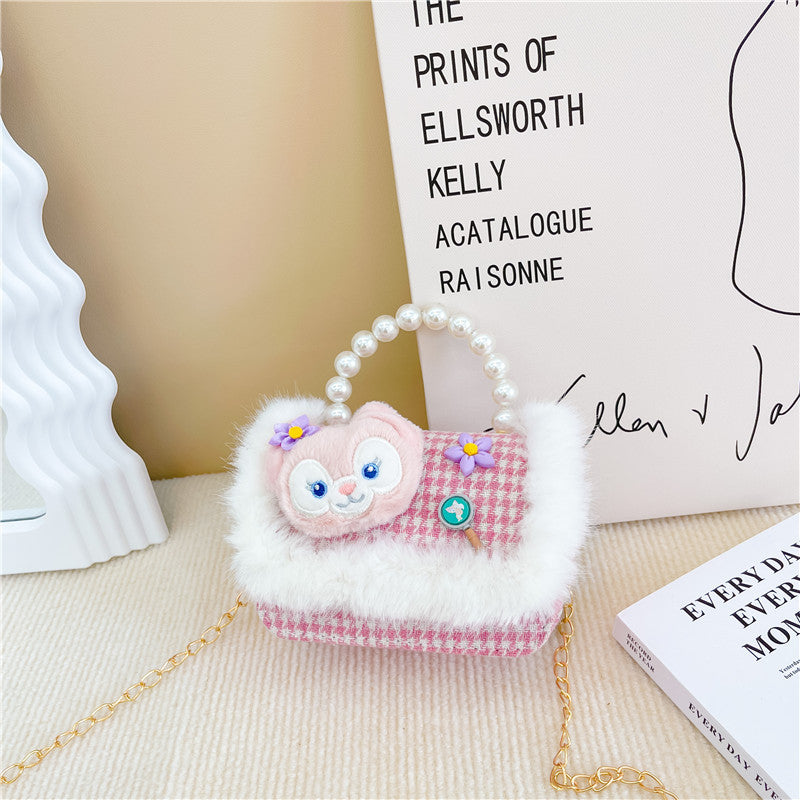 Children's Female Pearl Hand Cartoon Classic Style Children's Coin Purse