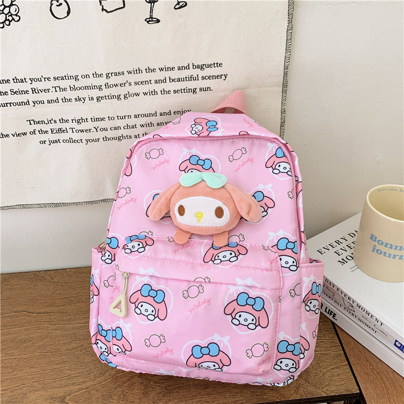 Children's Boys Cute Cartoon Large Class Portable Kindergarten School Bags