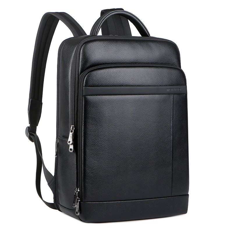 Men's Cowhide Business Commute Computer Genuine Leather Backpacks