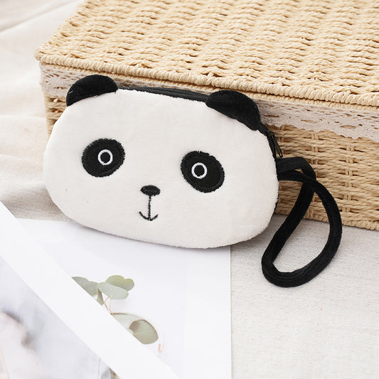 Children's With Rope Plush Storage Lesser Panda Fox Prize Coin Purses