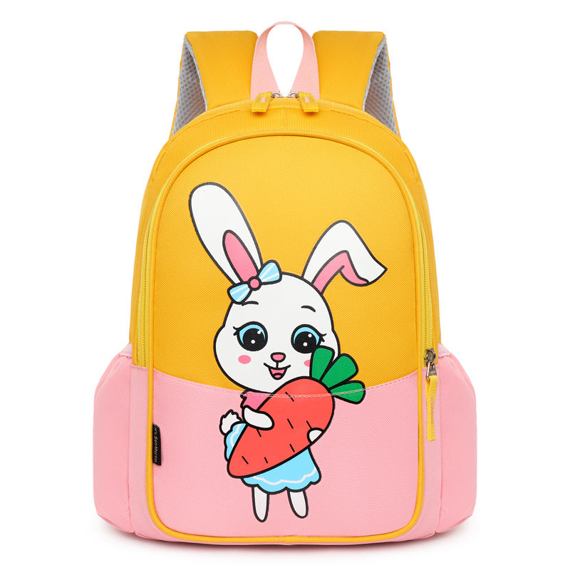 Children's Intermediate Classes Contrast Color Frog Kitten Kindergarten School Bags