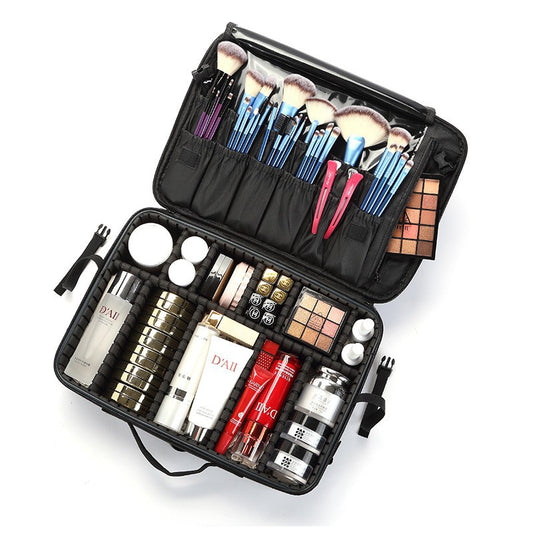 Women's Portable Style Large Capacity Makeup Nail Tattoo Cosmetic Bags