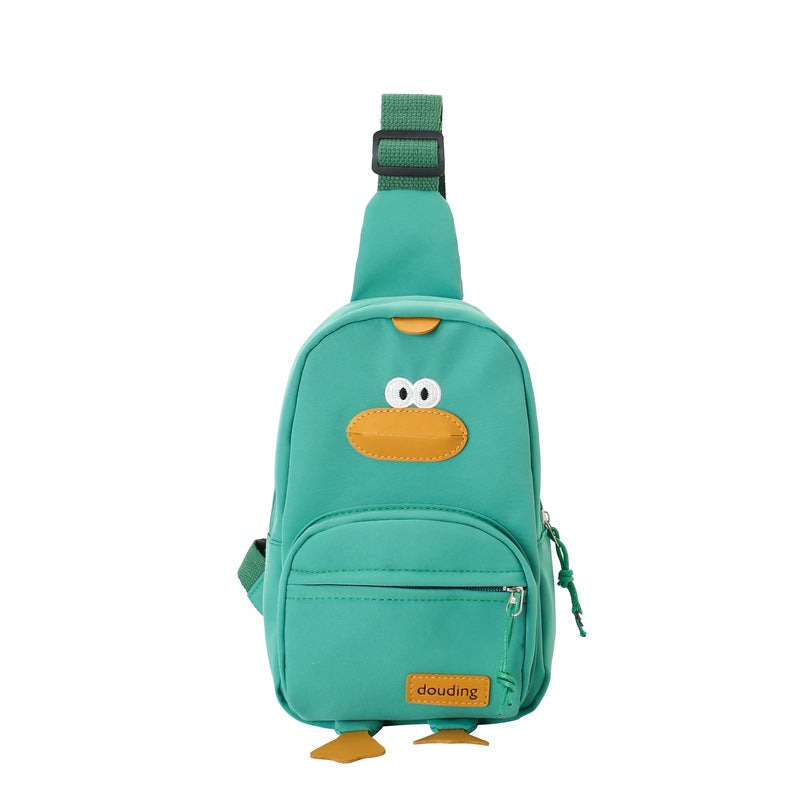 Children's Korean Style Cartoon Cute Duck Boy Children's Waist Packs