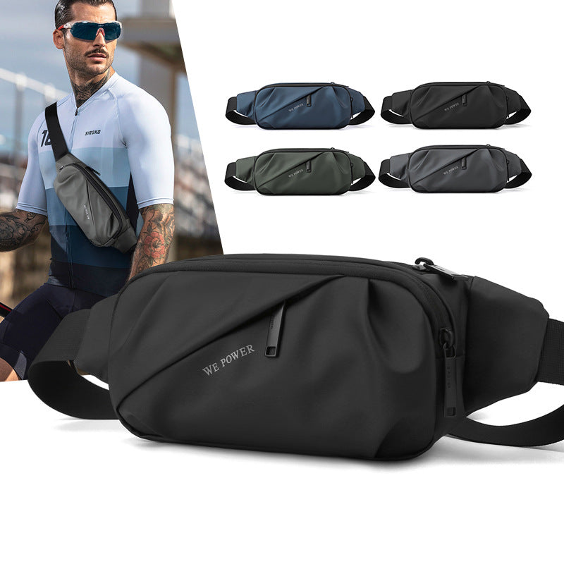 Sac de taille multifonctionnel imperméable pour hommes, loisirs, cyclisme, mode, tendance