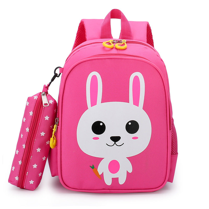 Children's Cute Animal Band Pencil Boys Printed Children's Backpacks