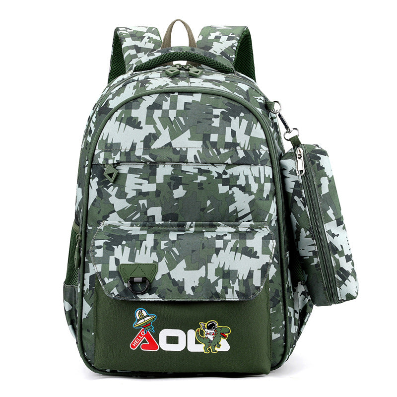 Primary Male Grade Boy Super Lightweight Elementary School Students' Schoolbags