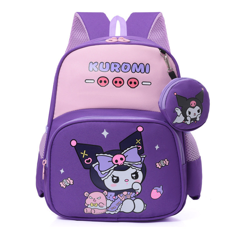 Children's Cartoon Cute Printed For Boys Large Capacity Spine Protection Elementary School Students' Schoolbags