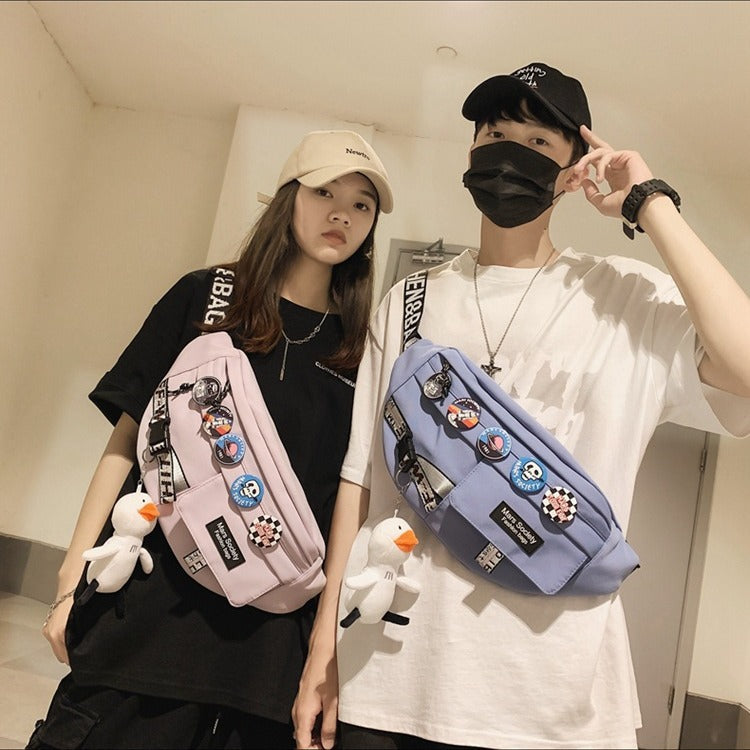 Women's & Men's & Portable Style Small Trendy Slanted Waist Packs