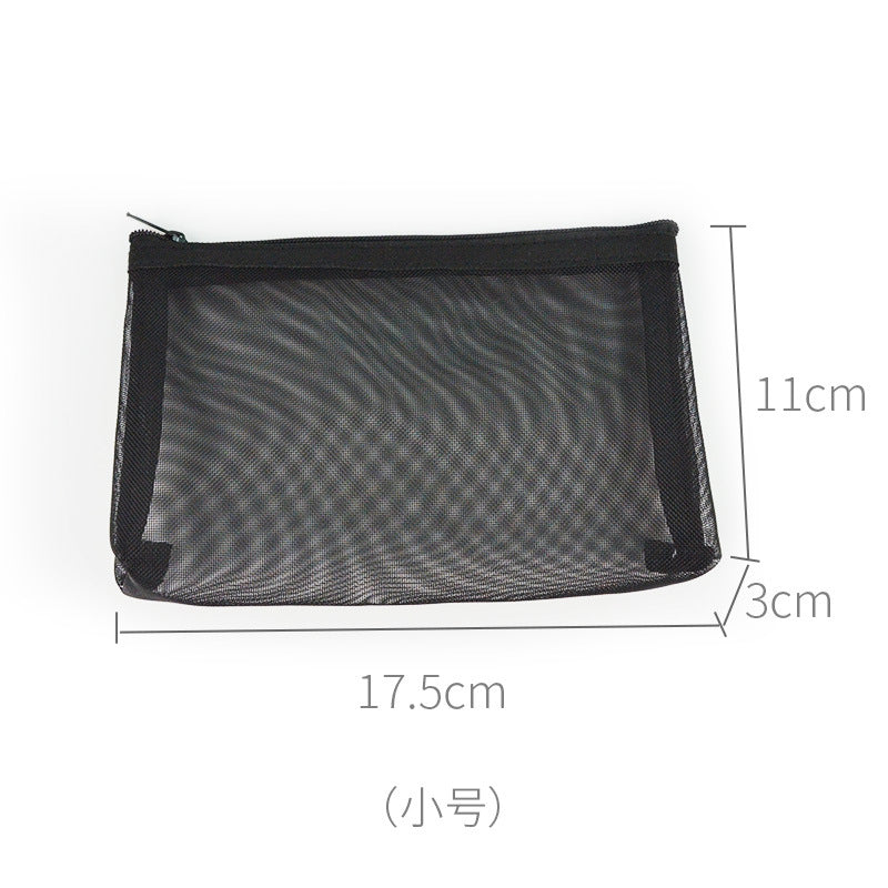 Transparent Mesh Simple Fashion Square Black Bags