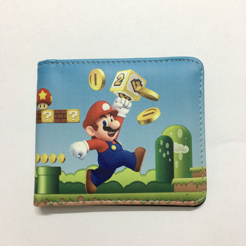 Women's & Men's & Mary Short Fashion Trend Mario Ladies Wallets