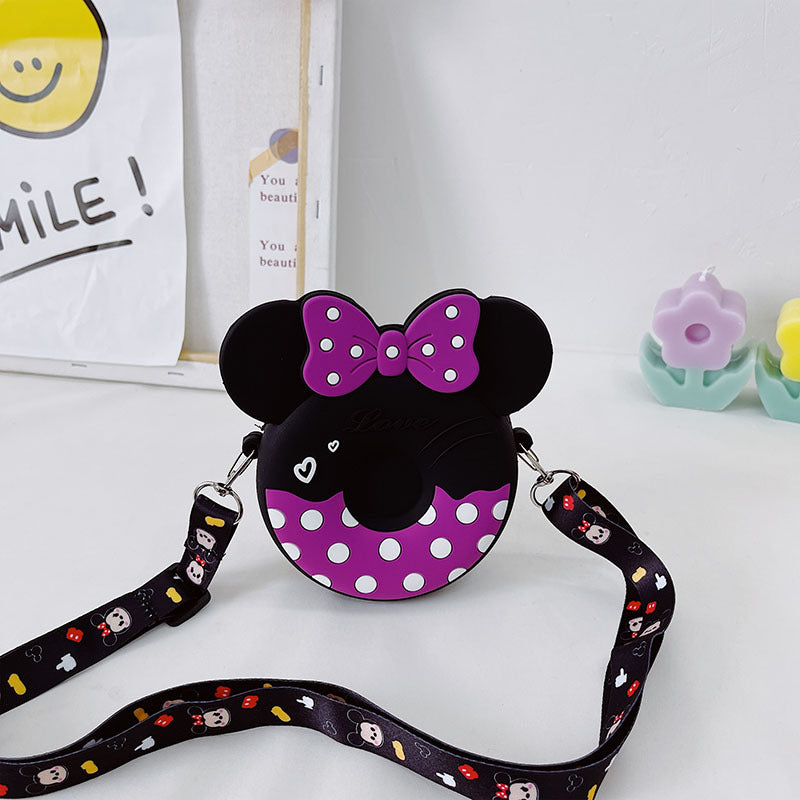 Porte-monnaie pour enfants, joli ruban en Silicone, Super Mini personnalité