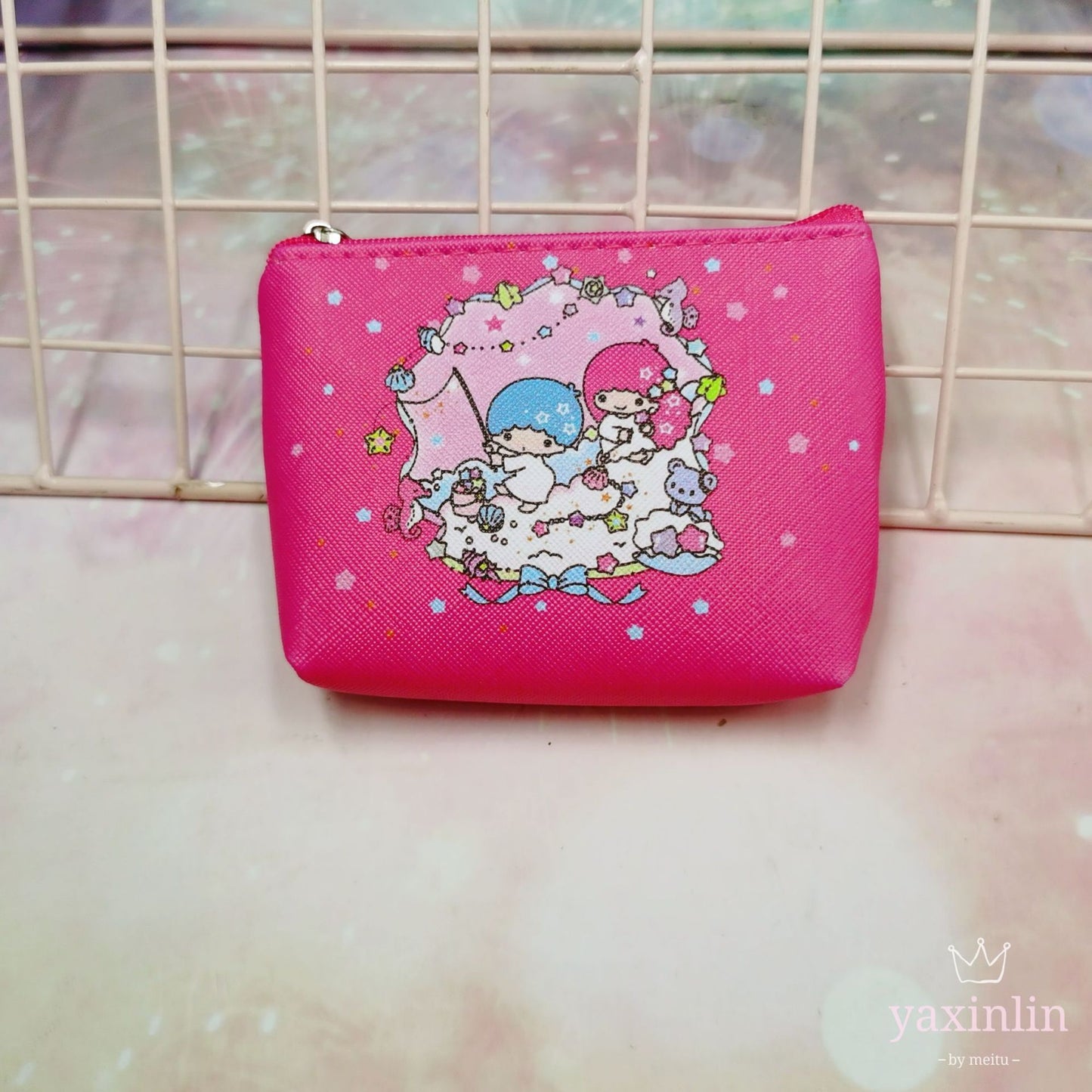 Clow Clutch Cute Heart Melody Clip Porte-Monnaie