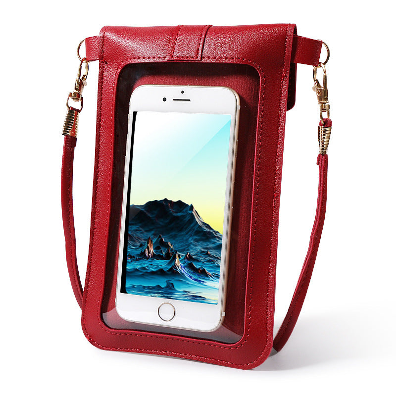 Women's Mobile Korean Fashion Simple Touch Screen Phone Bags