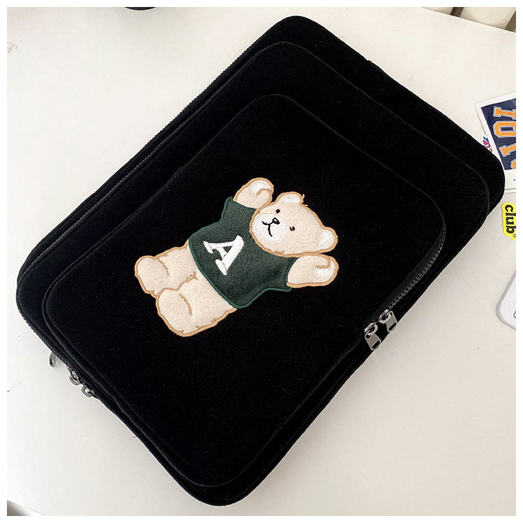 Cute Bear Notebook Inch Liner Of Tablet Bags