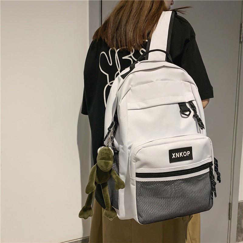 Female College Black Large Capacity Fashion Male Backpacks