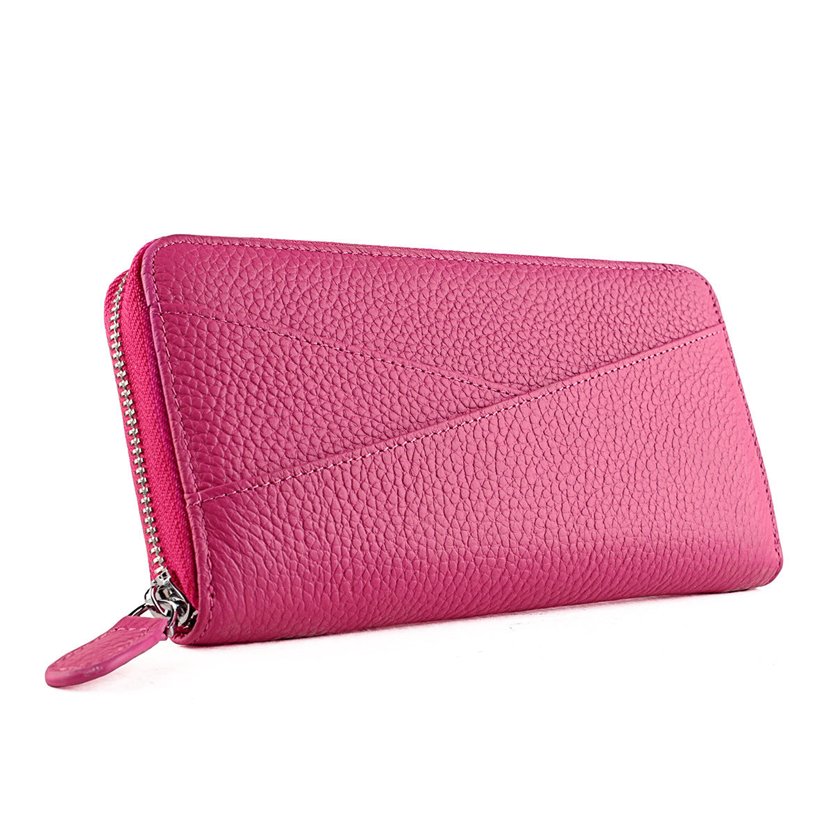 Women's Style Long Leather Swiping Cattlehide Hand Ladies Wallets