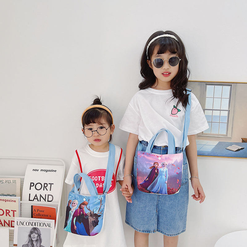 Children's Boys Fashionable Cartoon Canvas Cute Children's Shoulder Bags