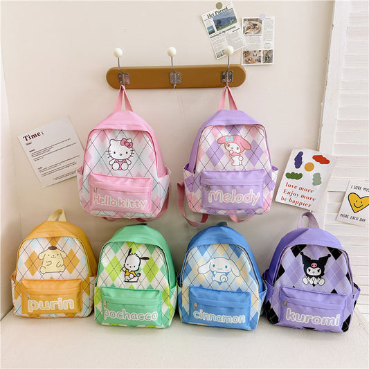 Children's Cartoon Printing Primary Burden Alleviation Cute Children's Backpacks