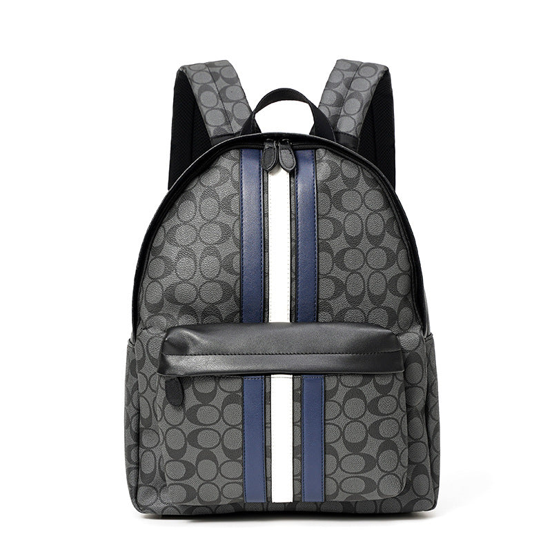 Men's Trendy Patchwork Contrast Color Korean Style Backpacks